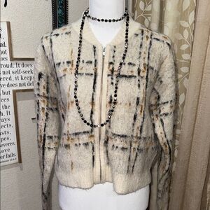 Current/Elliott The Bets Mohair Full Zip
Size 2/Med